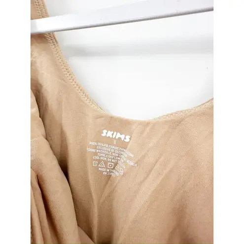 SKIMS Fits Everybody Clay Square Neck Bodysuit Size Small NWT