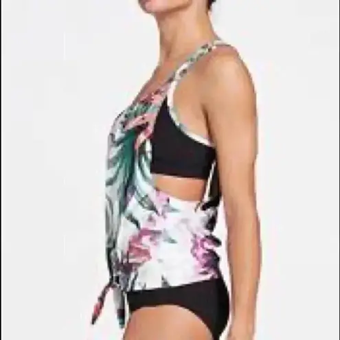 Calia Carry Underwood Swim Tankini in BOTANICAL ISLAND Size XS White