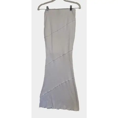 Princess Polly Princess‎ Polly Oscar White Textured Slim Fit Maxi Skirt Women's Size 2