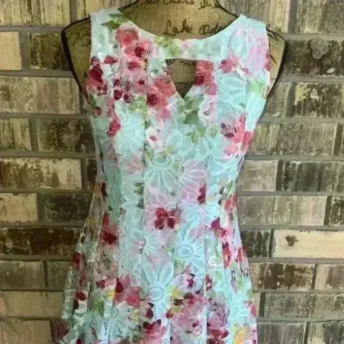 R & K  floral dress size 4P