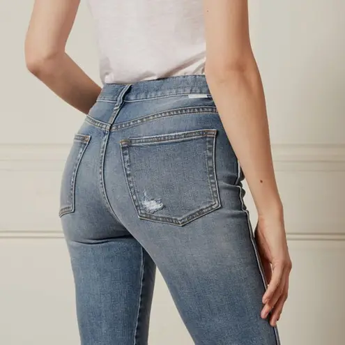 Boyish The Dempsey High-rise Stretch Straight-leg Jeans-Claire's Knee 31