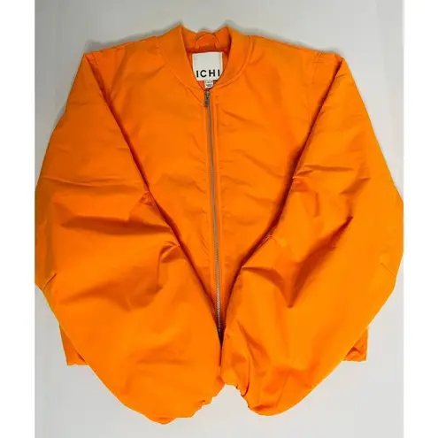 ICHI IHELISO JA Bomber Jacket size 38/ Medium Orange Full zip