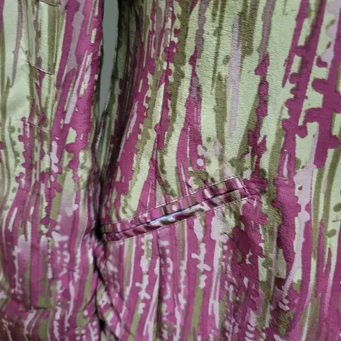 Coldwater Creek periwinkle abstract blazer size small (6-8)