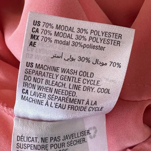 Alfani X-Small Straight Ankle Pants Elastic Waist Pockets Lightweight Coral New