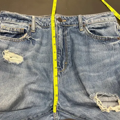 Hidden Jeans Ripped High Waist Ankle Straight Leg Jeans Blue Size 30