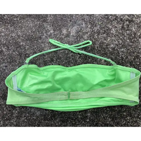 La Blanca Vtg Retro 80s Neon Green High Cut Bikini 2pc Swimsuit Sz M