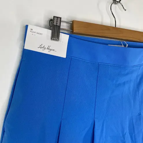 Lady Hagen  Preppy Blue 7” Pleated Fashion Golf Skort Active Womens Size 10