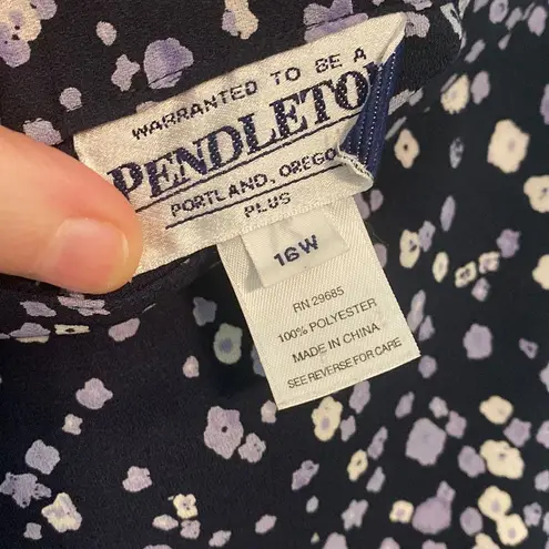 Pendleton Vintage  Micro Floral Pencil Skirt   