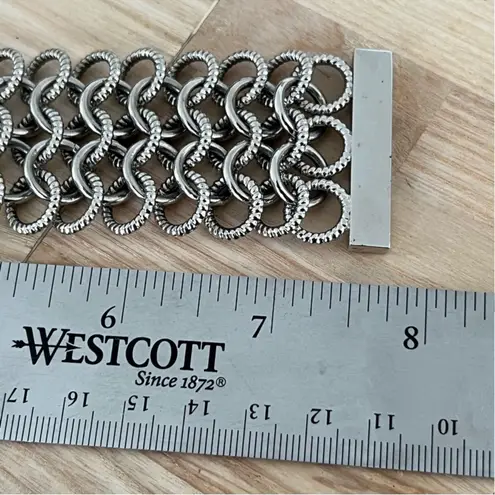 Roberto Cavalli Stunning Ladies Watch Blue Multifaceted Crystal Chain Bracelet