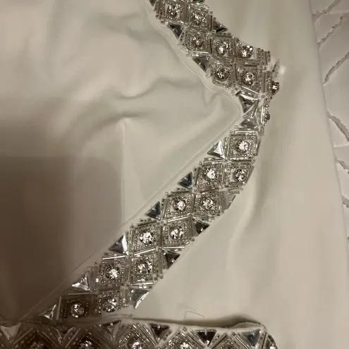 NBD Revolve  White Nicolina Cutout Sequin Embellished Formal Gown Size XS thumbnail 10