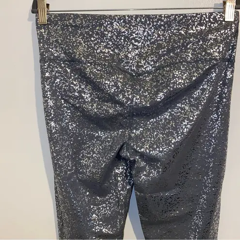 Sweaty Betty  Goddess 7/8 Workout Leggings GREY TERRAZZO FOIL PRINT Size XL 🆕