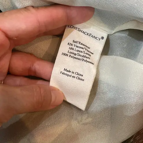 Love Shack Fancy feather skirt