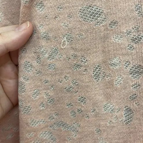 NWT Maronie x Revolve oversized lace up long sleeve pullover hoodie size M Pink Size M