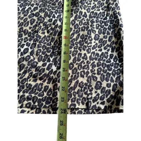 East 5th Leopard Print Pencil Skirt Size 14 Animal Print Fall Fashion Office