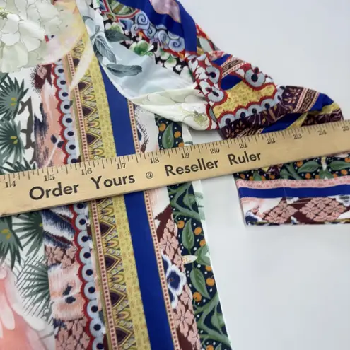 Boston Proper Dress Womens Large Boho Floral Abstract Boho Coastal Mini