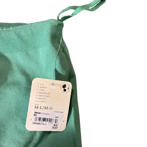 Free People NWT  Green Strapless Thong Body Suit Size‎ M-L