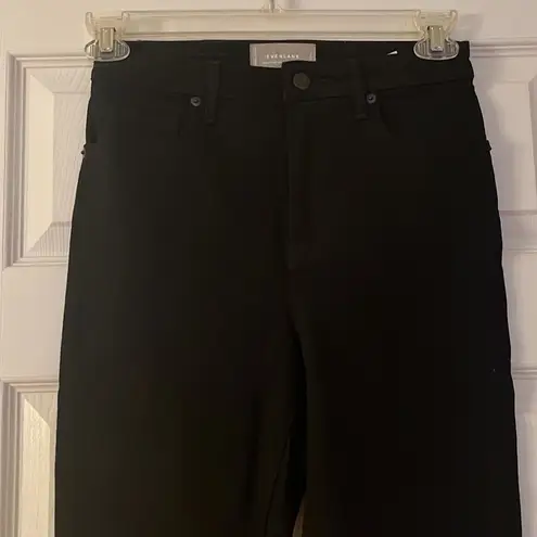 Everlane  The Curvy High Rise Skinny Jean Black Size 28 Crop