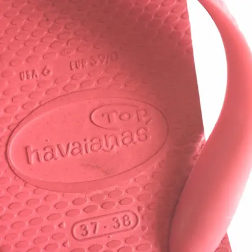 Havaianas Top  𓆉 Flip Flop Sandals 𓆉 Brazilian Beach Sandals 𓆉 Solid Pink