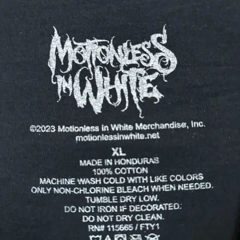 Motionless in White Creature Metalcore Band T-Shirt Size Extra Large