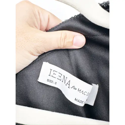 Mac Duggal 26716 Black Sequined One Shoulder Flare Leg Jumpsuit Size 2 NWT