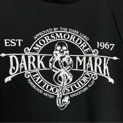 Gildan  Soft style Morsmordre Dark Mark Tattoo Studio Harry Potter T Shirt Medium