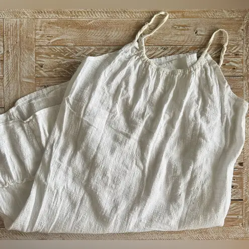 Kona Sol ☀️ White Textured Mini Dress Cover-Up ☀️ ~Small