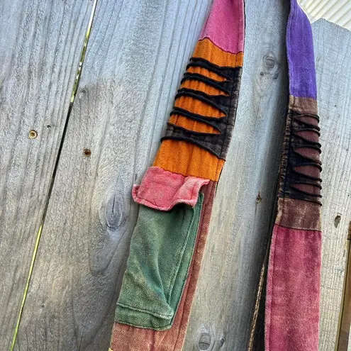 Patchwork boho y2k hippy bag