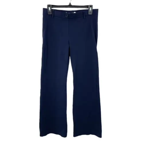 Betabrand Women's Navy Blue Pull-On Wide Leg Dress Yoga Pants Size Medium