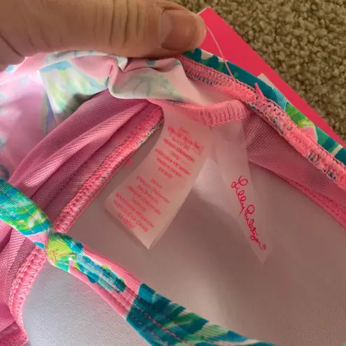 Lilly Pulitzer NWT  Tankini top Mandevilla Baby Hip Nautic 0