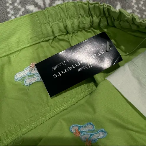 NWT Statement Island Sandal Print Skirt Size 22W Green