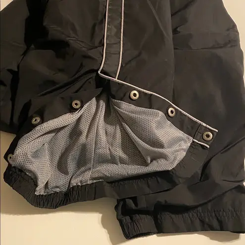 Catalina Vintage Athletic Sports Pants Size XL Track Windbreaker Bottoms Balck