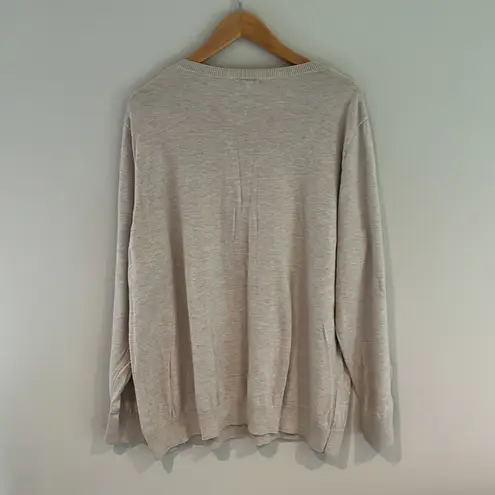 Old Navy “Be amazing” tan  knit sweater