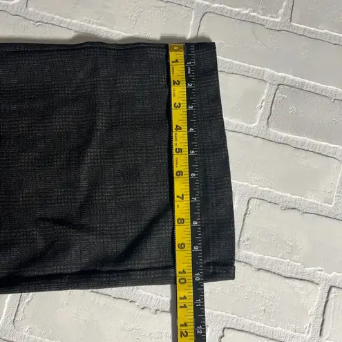 Jag jeans Wide Leg Pants Womens 12 /31 Black Gray Plaid Mid Rise Cropped Stretch