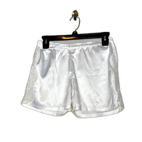 Women Pajama Set Cami Short White Satin Small Sleepwear Bridal