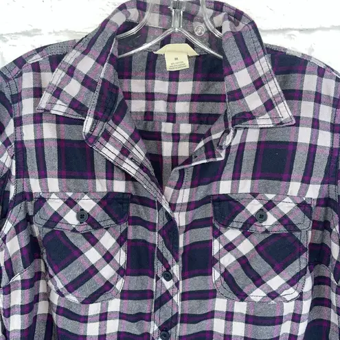 Duluth Trading Women's Gorpcore Everyday Wear Flannel Top Size Medium
