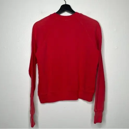 RE/DONE Womens Size Small Classic Crewneck in Faded Crimson