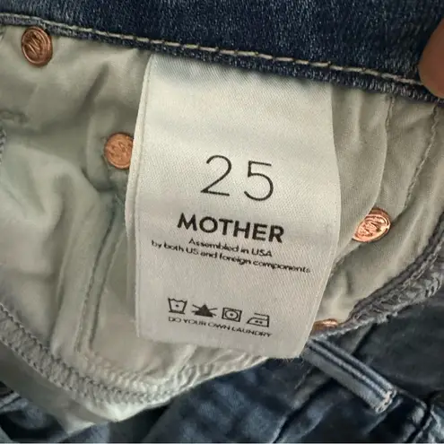 MOTHER Denim The Looker Skinny Jeans in Graffiti Girl, Size 25