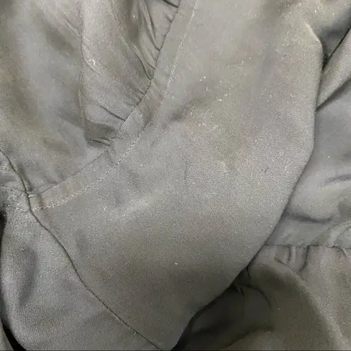 Parker  Fletcher Ruched Sleeve Dress Navy Size M