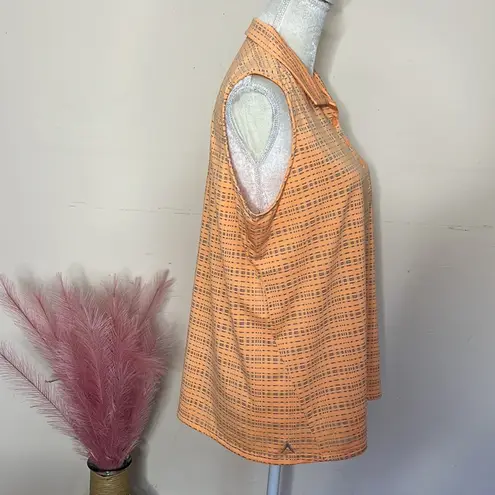 Antigua  • golf dot stripe sleeveless athleisure tank top