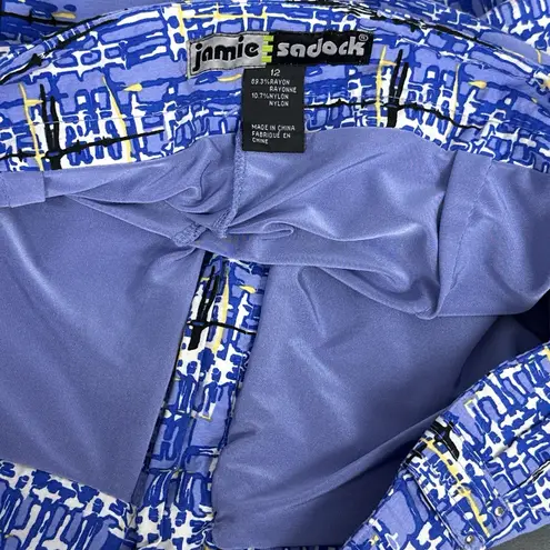 Jamie Sadock Skort Women's Size 12 Skirt Periwinkle Blue White Black Shorts