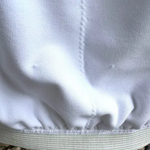 Bosofibella Athletic Top Large White Sleeveless Racerback Pickleball Tennis Golf