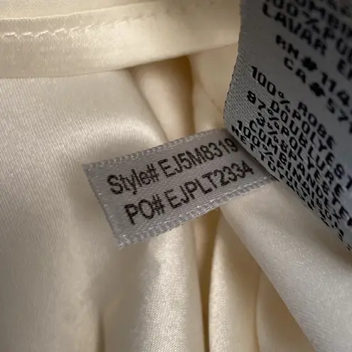 Eliza J Women 10 Fit Flare Dress Pleated Floral Cottagecore Wedding Guest Church