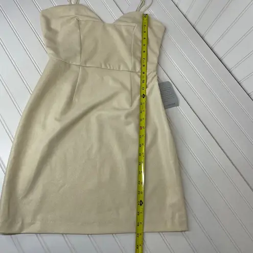 Nsr NWT Women’s White Bodycon Mini Dress Size S