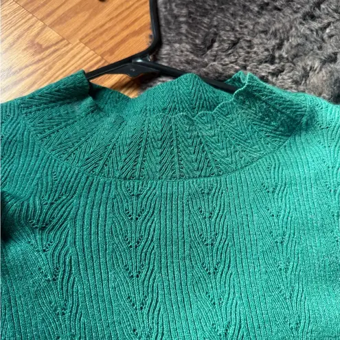 LC Lauren Conrad  Teal Women's Turtleneck Sweater
