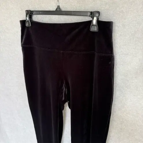 J.Jill  Women's Black Velvet Slim Leggings Size S Casual Soft