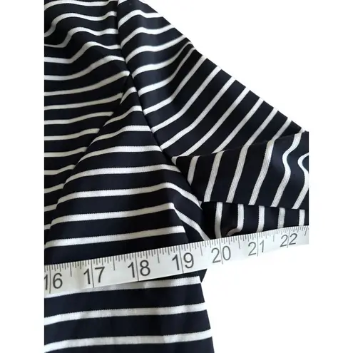 41 Hawthorn Stitch Fix Navy & White Striped Blazer Jacket Single Button Sz L NWT Size L