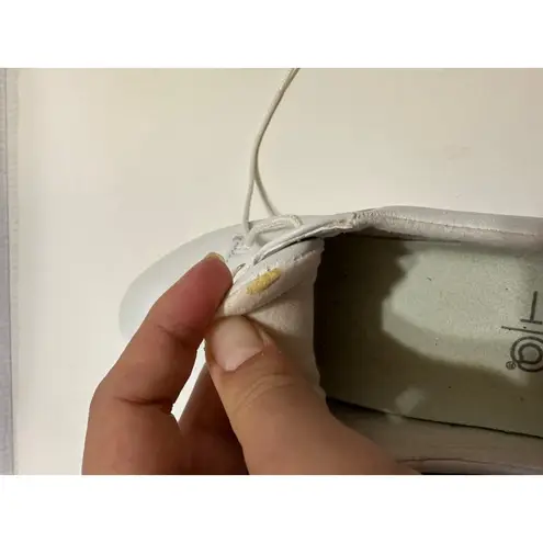 Ecco Soft Women's Leather Lace Up Walking Shoes Beige Size 41