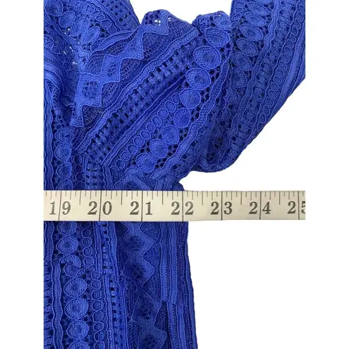 JM Collection Women's Casual Blazing Blue Blouse