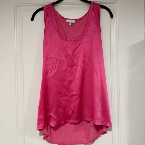 Reiss Women's Remey Silk-Front Vest Tank Top Size Large