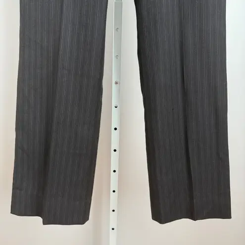 DOLCE&GABBANA Pinstripe Wool Dress Pants Career Made in Italy size 50/34 (L) Gray